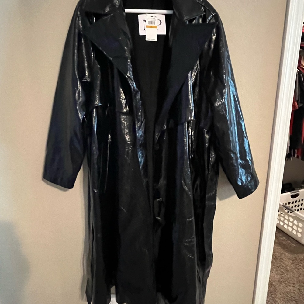 Elegant Black Women's Trench Coat